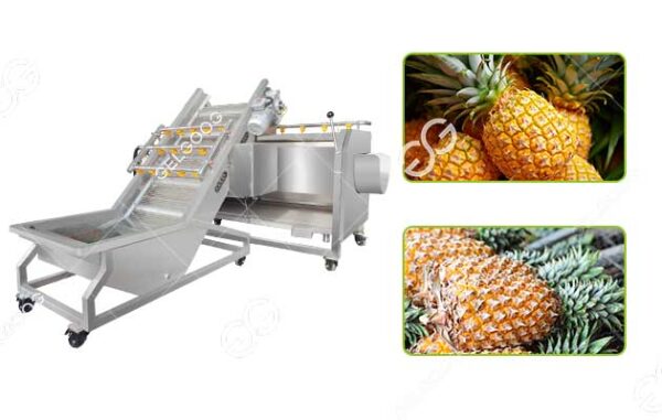 commercial pineapple washing cleaning machine