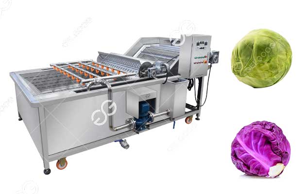 industrial cabbage washing machine for brussels sprouts palm core
