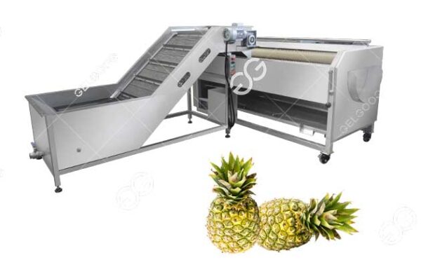 commercial pineapple washing cleaning machine