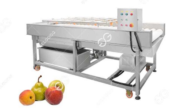 industrial apple pear peach washing machine for sale