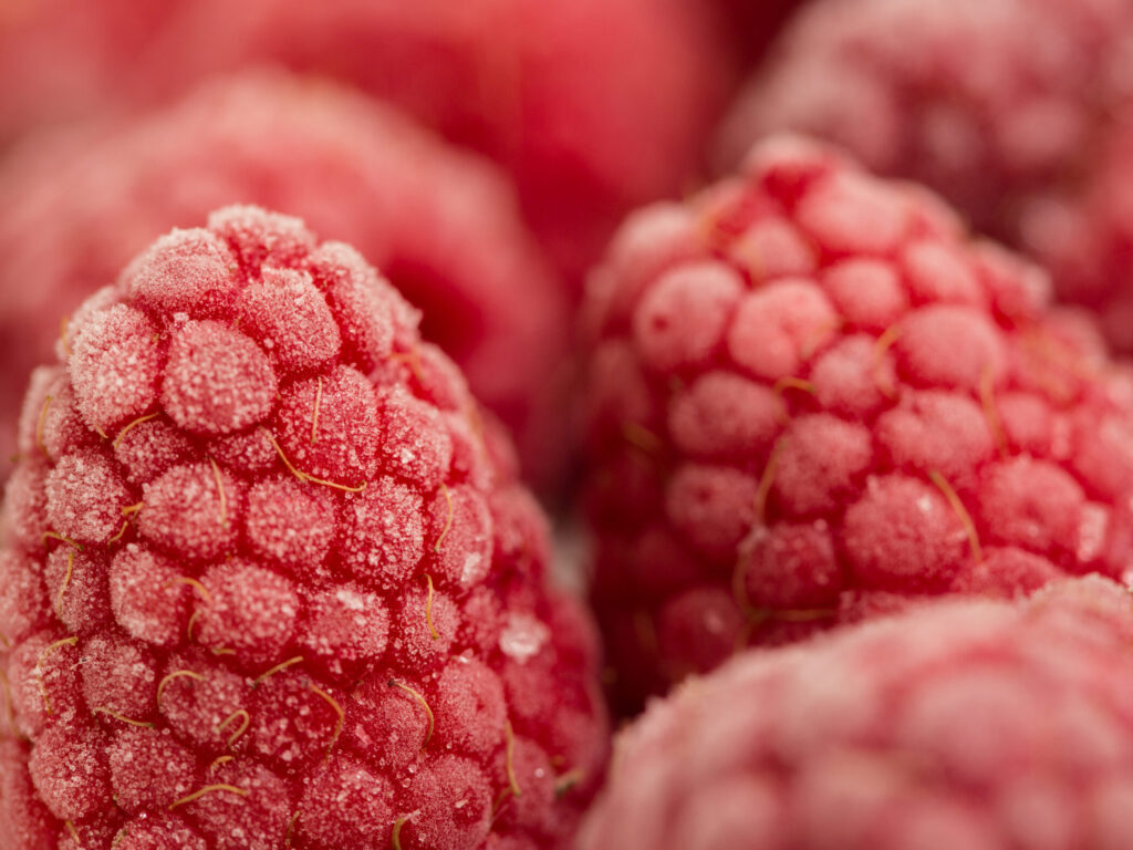 frozen raspberries