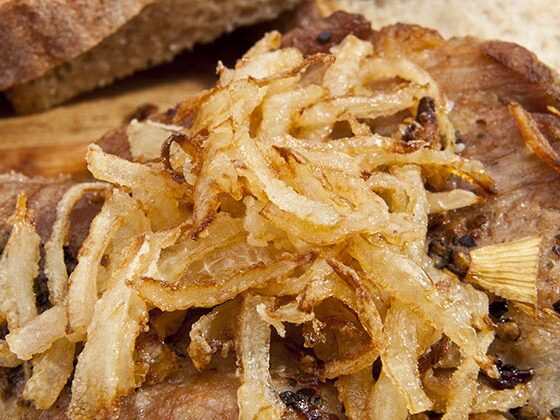 fried onion line