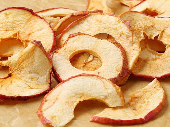 dried apple chips