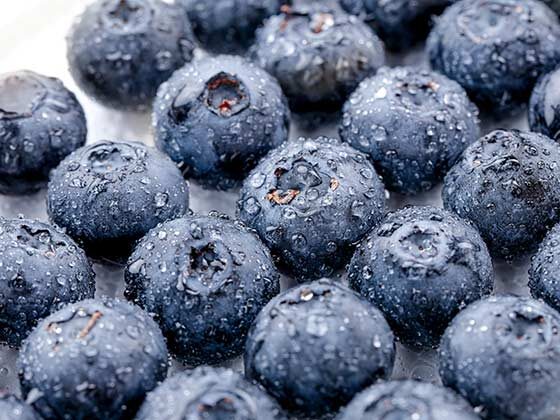frozen blueberry