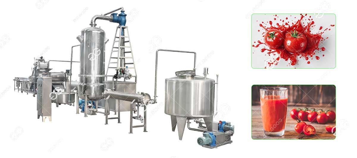tomato juice processing line